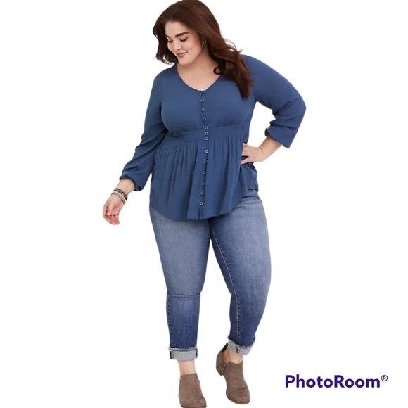 TORRID Long Sleeves Top, Size 12 - Picture 3 of 13